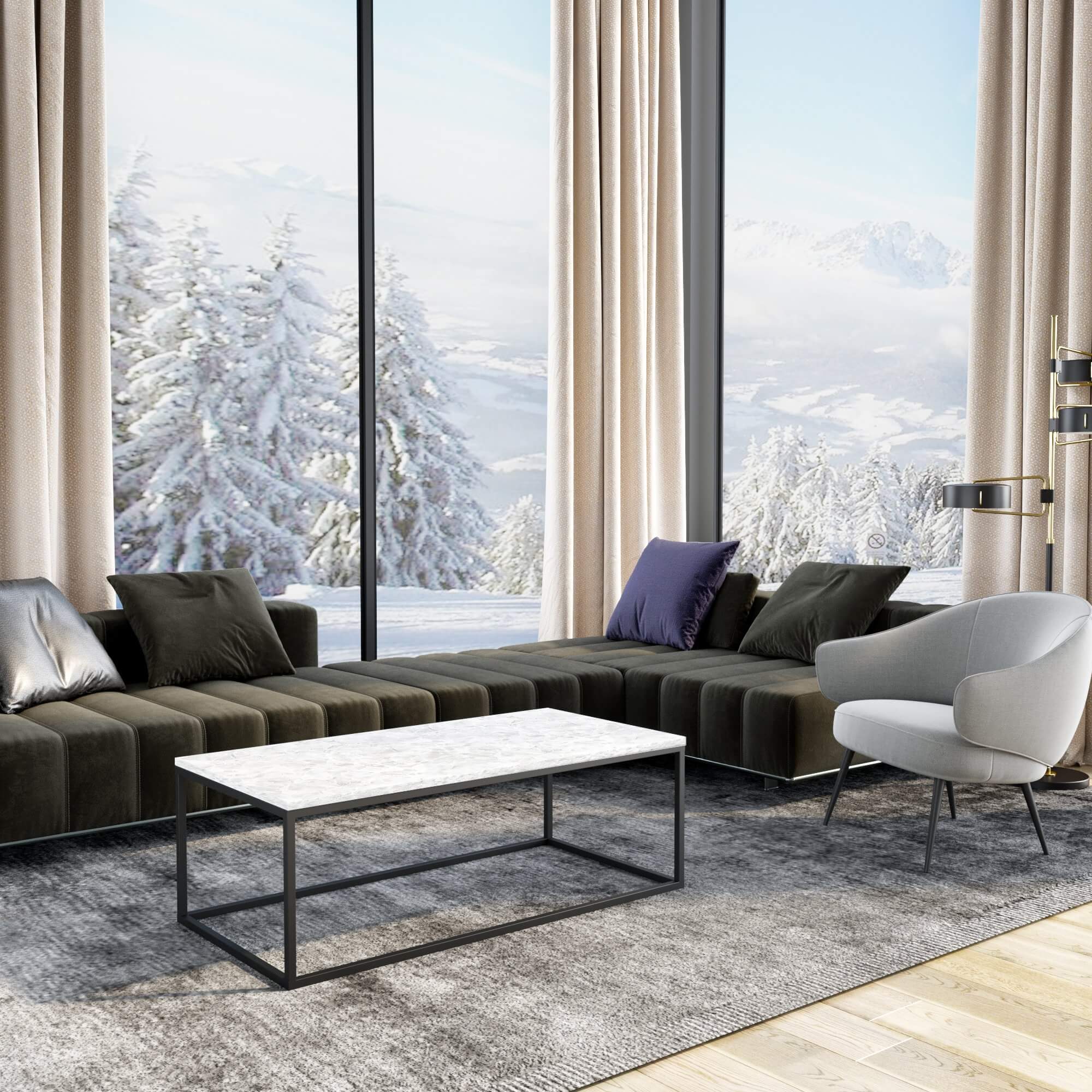 Göteborg Glaskeramik Couchtisch - Image 5