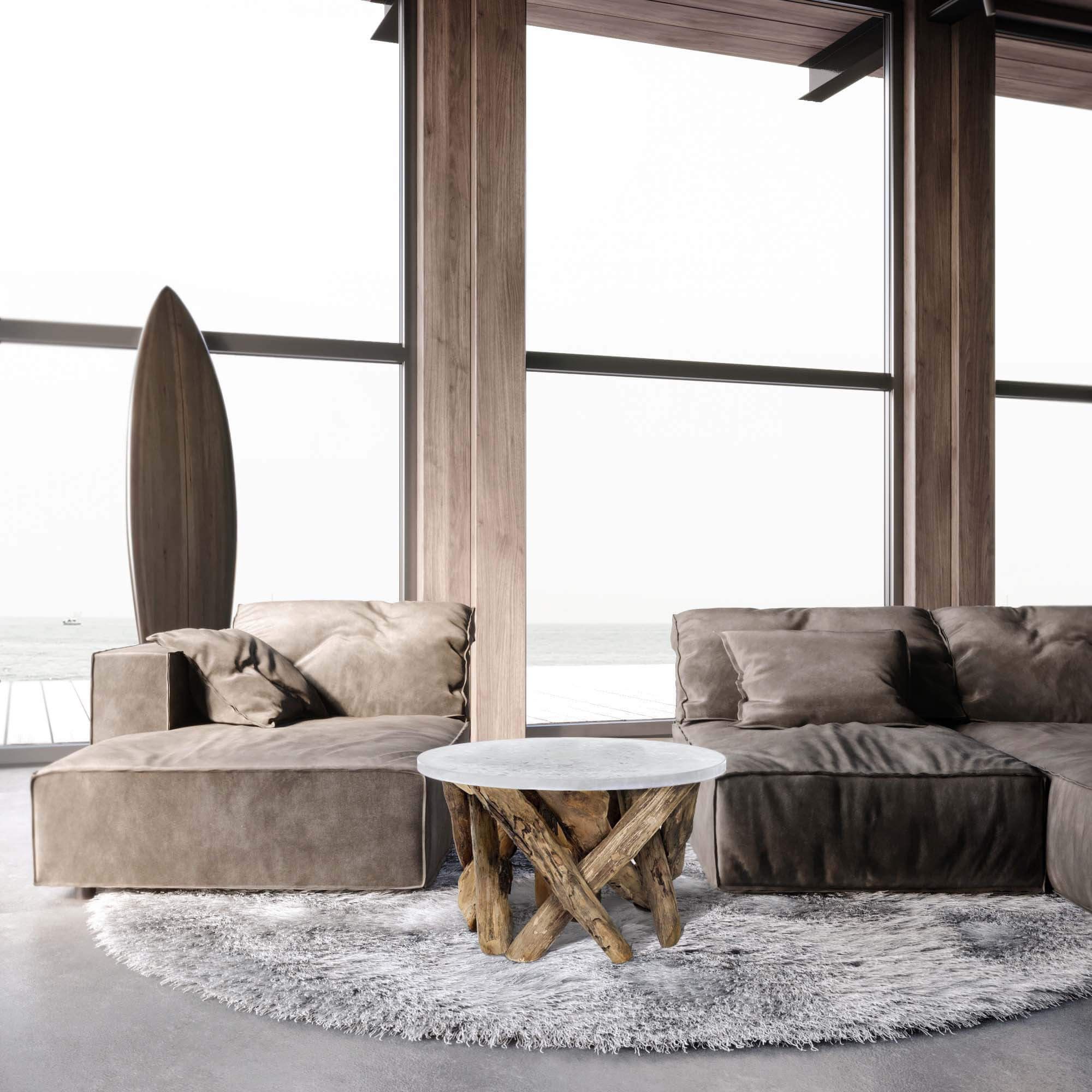 Lake Tahoe Glaskeramik Couchtisch - Image 5