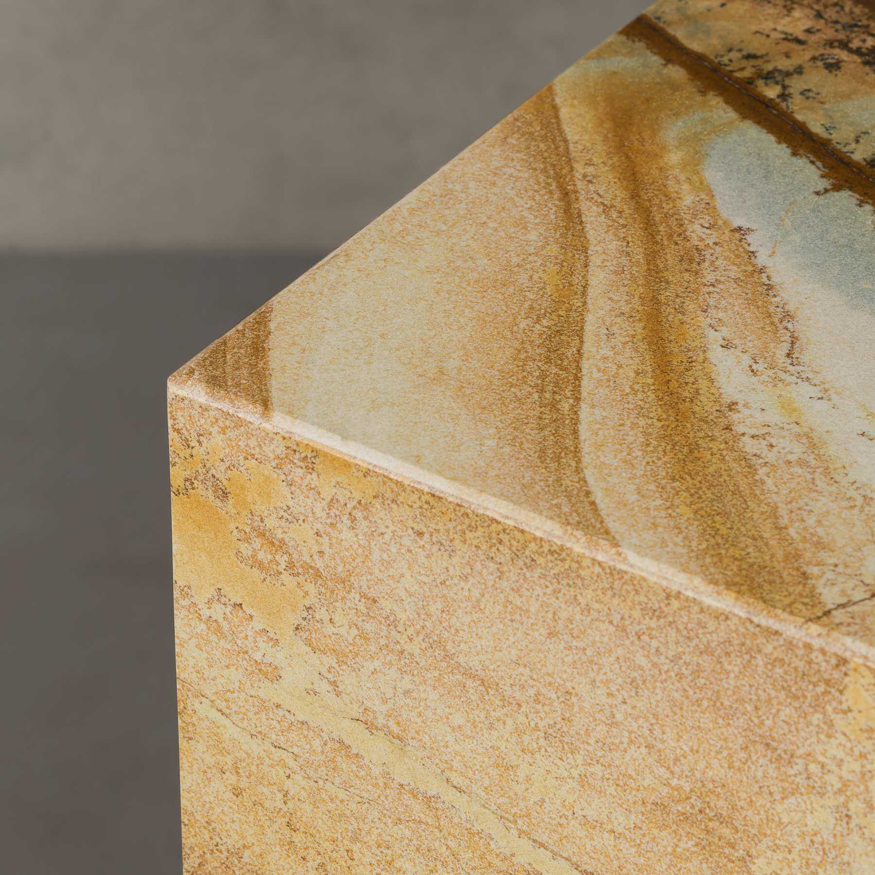 Cube Palomino Marmor Beistelltisch - Image 3