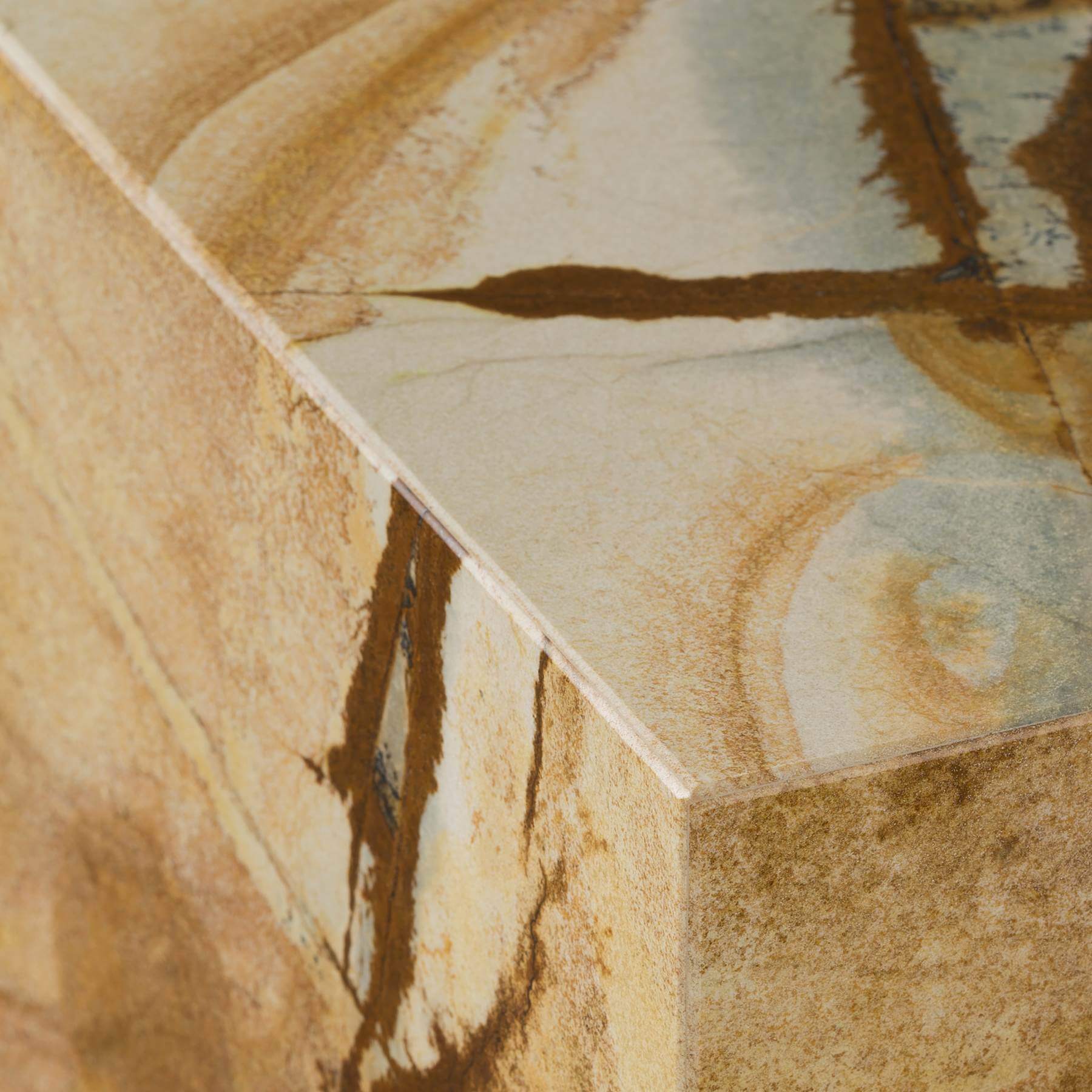 Cube Palomino Marmor Beistelltisch - Image 4