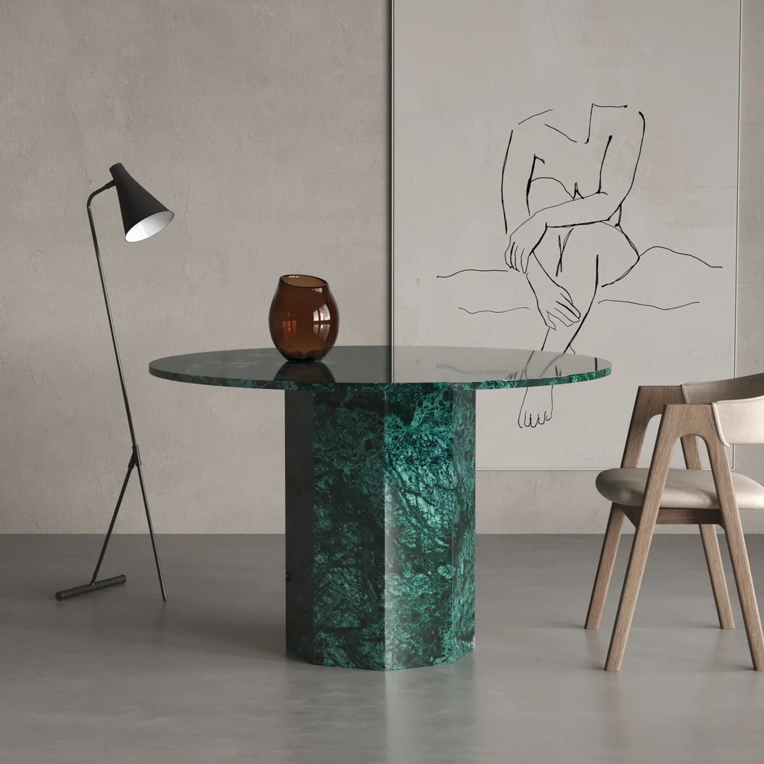 Octagon Marmor Esstisch - Image 15