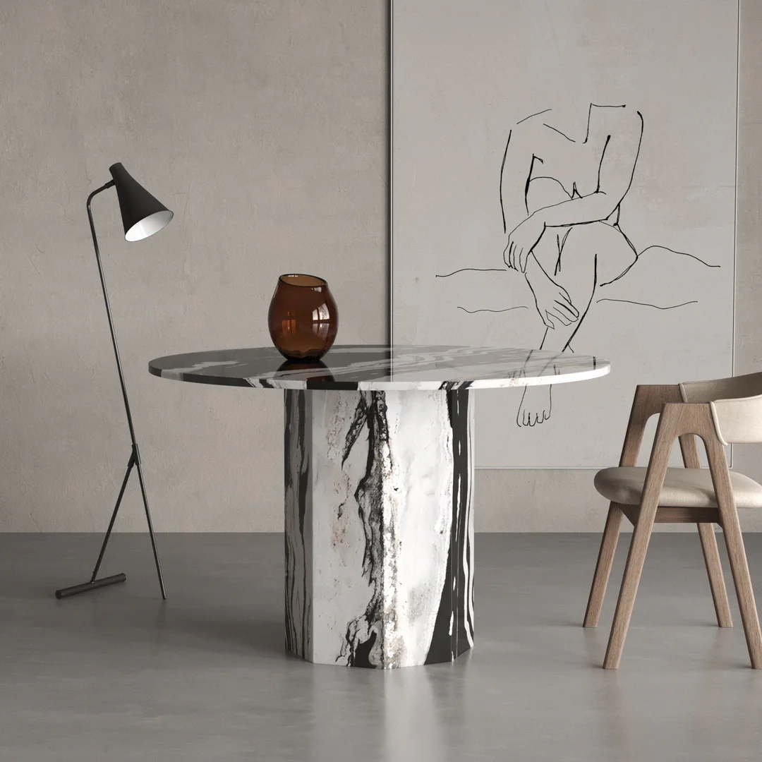 Octagon Marmor Esstisch - Image 31