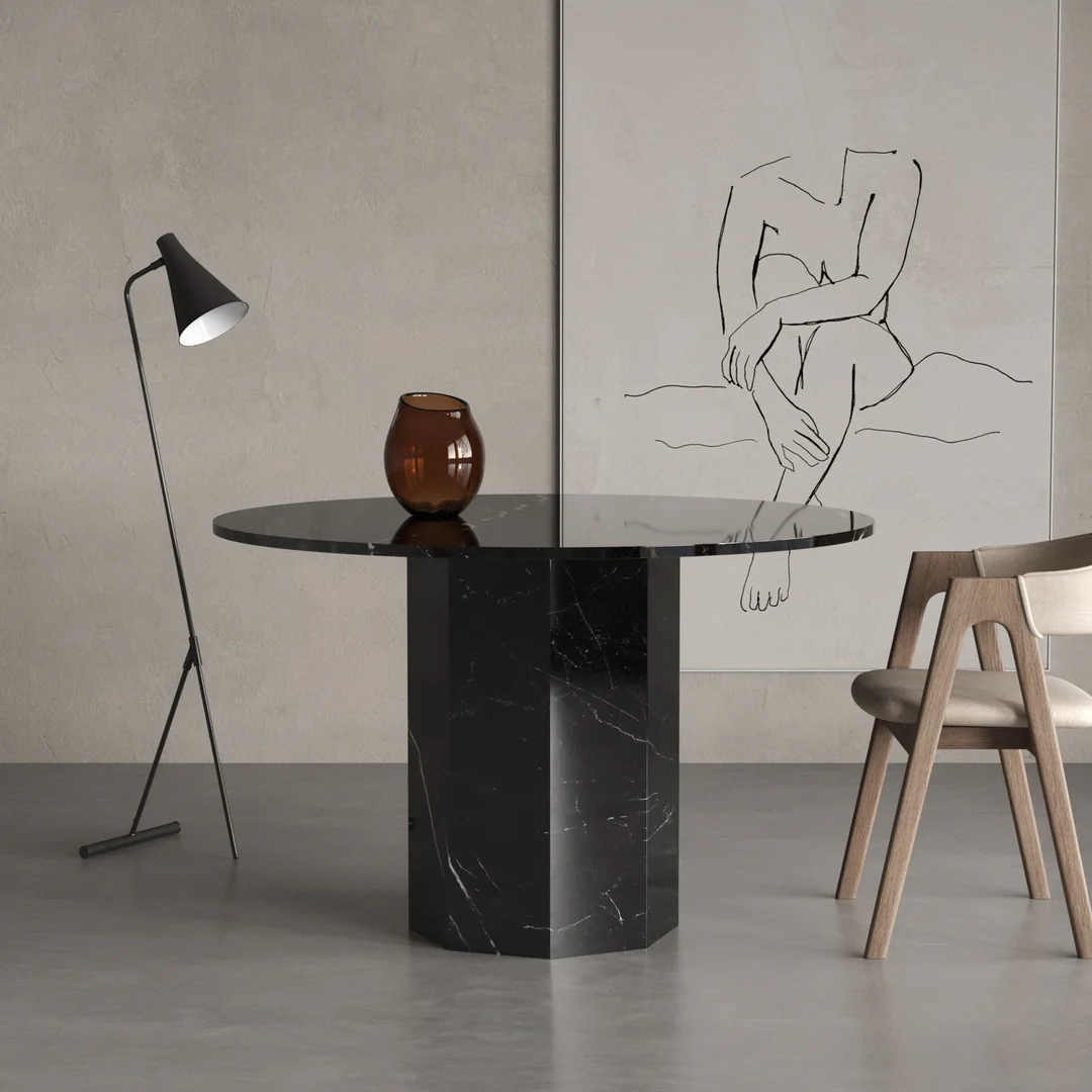 Octagon Marmor Esstisch - Image 39