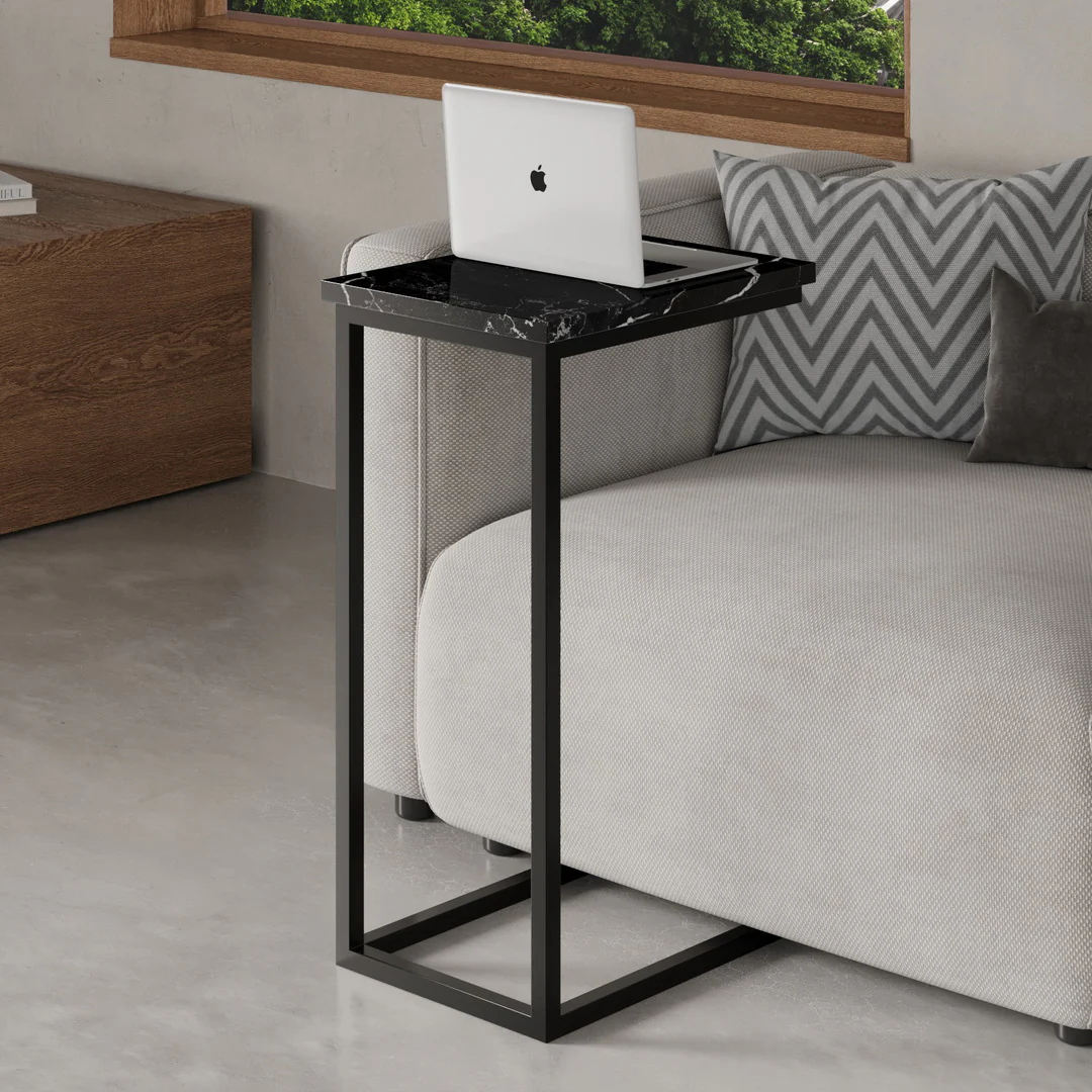 Stockholm Marmor Laptop Tisch - Image 20