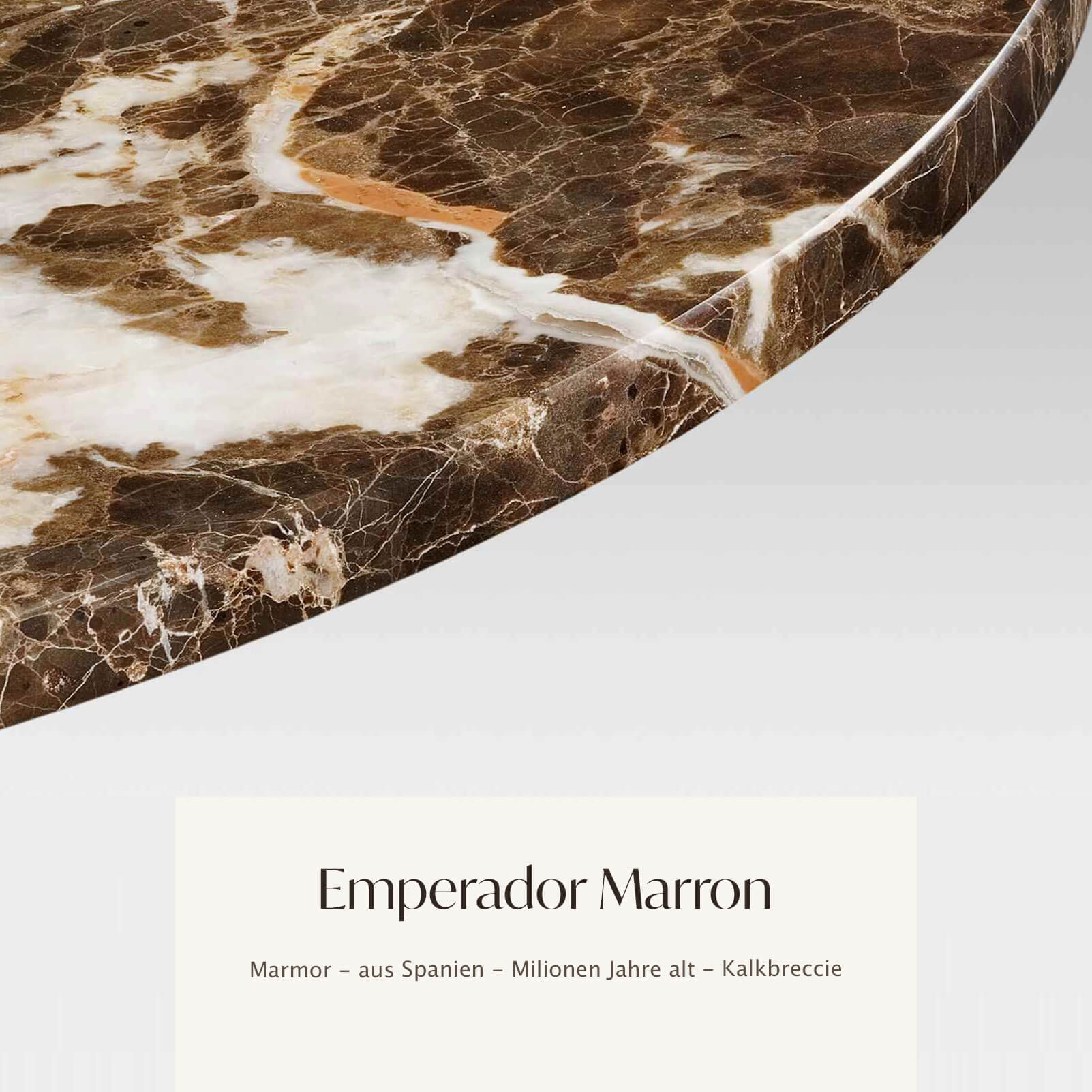 Tischplatte rund Marmor - Image 3